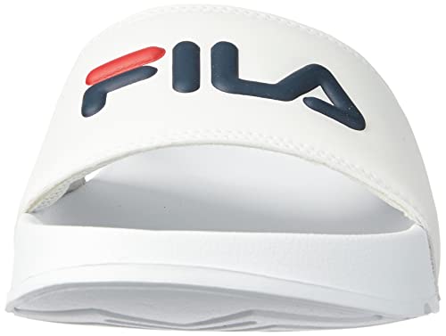 Fila Drifter Basic Chinelo, Feminino, Branco (Marinho/Vermelho), 35