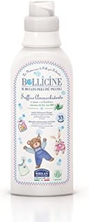 Bollicine Baby Fabric Softener Eco Organic Vegan Dermatology Tested for Sensitive Skin, Concentrated 33 Washes 500ml (Single)