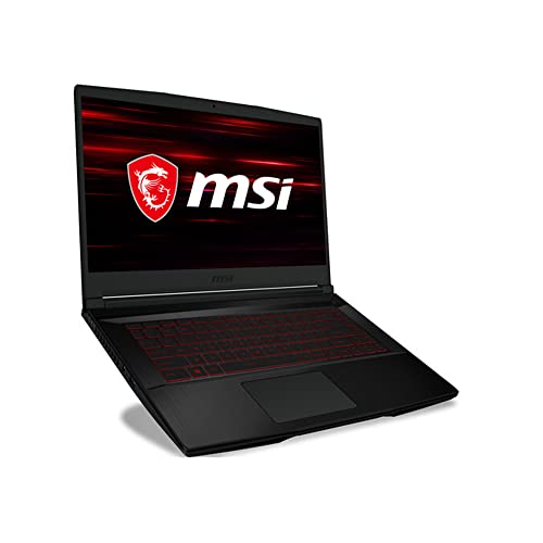 Image of 2021 MSI GF63 Thin Gaming 15.6 inch FHD Laptop Computer, Intel Core i5-10300H (Beats i7-9750H), 32GB RAM, 512GB PCIe SSD, Backlit Keyboard, GeForce GTX 1650 MaxQ, HD Webcam, Win 10, Black, 32GB USB Card