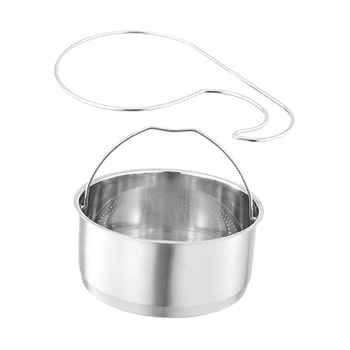 HOLIDYOYO cuenca de drenaje verdura coladores de fregadero vegliss colador acero inoxidable filtros británicos suministros de cocina conveniente colador de vegetales Silver