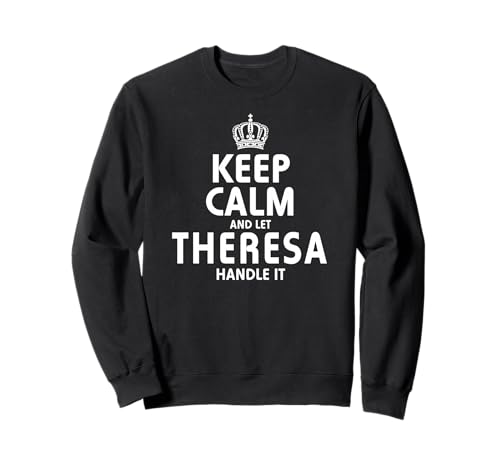 Keep calm THERESA T�V���c �p�[�J�[ �X�E�F�b�g�V���c �M�t�g �g���[�i�[
