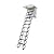 FAKRO LST 66875 Insulated Steel Scissor Attic Ladder for 22-Inch x 31-Inch Rough Openings