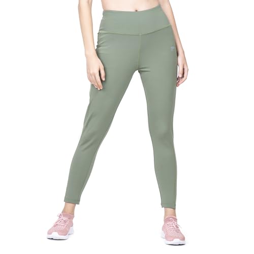 Image of 3rd Planet Women's High Waist Activewear Leggings | 4-Way Stretch, Sweat-Wicking, Non-See-Through Gym & Yoga Tights with Side Pockets | Comfortable Slim Fit Pants for Workout, Running & Fitness