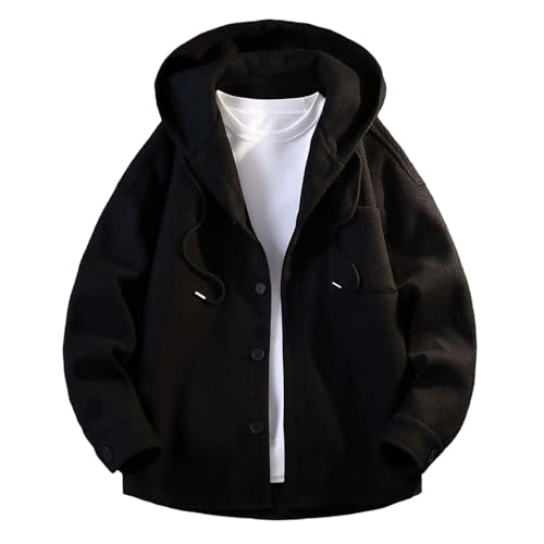 Sweatshirt basique polyvalent homme, manteau uni sport léger et veste manches longues