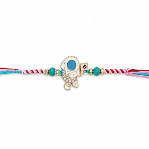 Image of I Jewels Fancy Cartoon Kids Rakhi With Roli Chawal & Rakshabandhan Card for Bro /Brother /Bhai