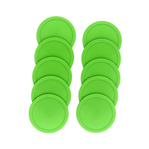 Totority 30pcs Air Hockey Green Mini for Air Hockey Table Ergonomic Handles for Enhanced Gameplay for Outdoor Fun and Leisure Activities
