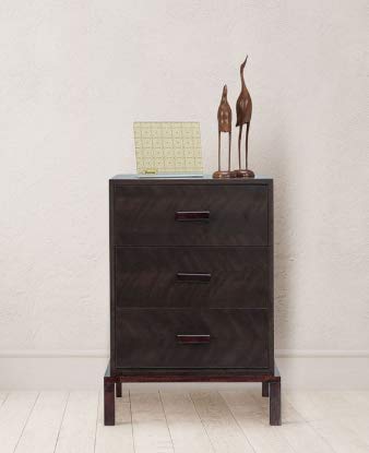 Shilpi Handmade Standard Size Chest of Three Drawers in Touch of Brown Finishing-image-18