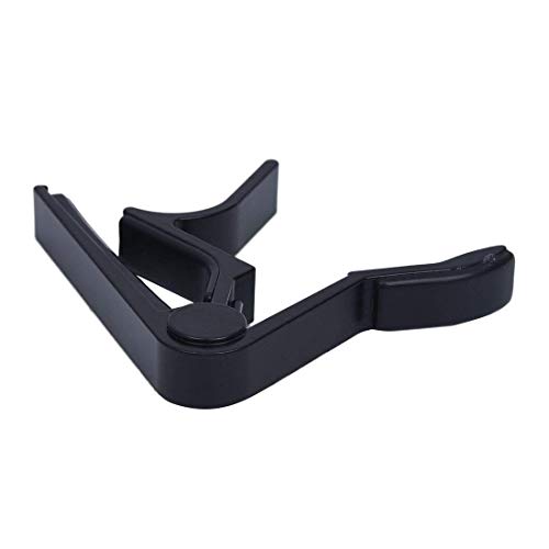 TuDu Déclencheur de Alliage à une seule main Capodastre pour guitare Changement rapide, Noir - Les Beatles, Paul McCartney, John Lennon, RIngo Starr, George Harrison TuDu Déclencheur de Alliage à une seule main Capodastre pour guitare Changement rapide, Noir – Image 4