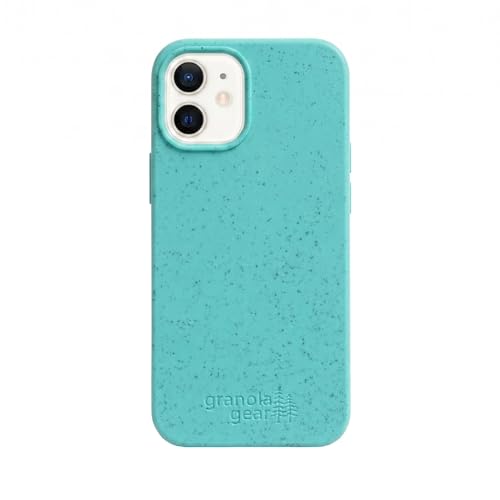 granola gear - Eco by GranolaGear - Eco-Friendly Phone Case for iPhone 12 or 12 Pro - Biodegradable, Compostable, Plastic-Free, Made from Plants - Sea Glass