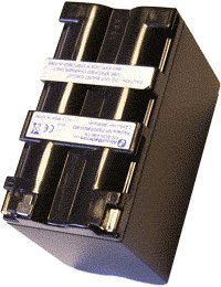 Batteria tipo SONY NP-F970, 7.2V, 6600mAh