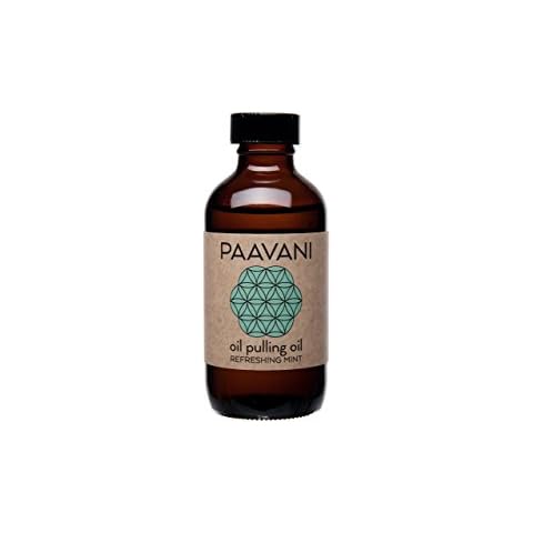 Paavani Ayurveda Oil Pulling for Teeth and Gums (8 fl oz) - Coconut Mint Pulling Oil - Healthy Gums and Teeth - Helps with Bad Breath Cover