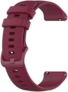 EEOMOiK 18 20 22mm pulseiras de relógio para Garmin Venu 2 Plus 2Plus Pulseira de silicone smartwatch para Vivoactive 3S 3 3t Forerunner 245mm (Cor: D, Tamanho: Para Venu SQ)