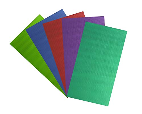 Image of Yoga Mat High Density, Anti-Slip Yoga mat for Gym Workout and Flooring Exercise Long Size. 4 mm for Men & Women Fitness, Multicolor
