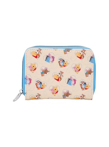 Loungefly Disney Winnie The Pooh Hugs Mini Zipper Wallet BLUE NONE