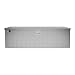 MSW Alubox abschließbar Werkzeugkasten ATB-1230 Deichselbox 150 L Transportbox Metallbox mit Deckel Riffelblech 124 x 38 x 38 cm Aluminiumbox