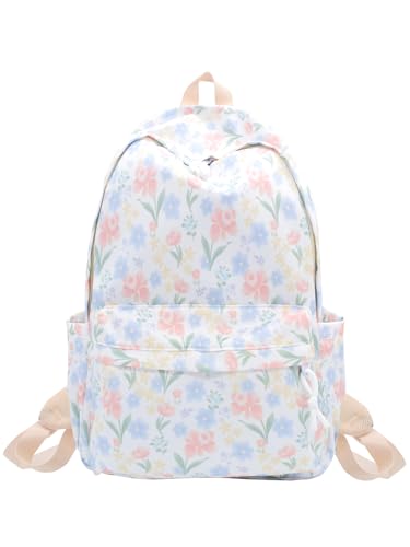 TeeYee Damen Rucksack Nylon Backpack Schulrucksack Casual Tr