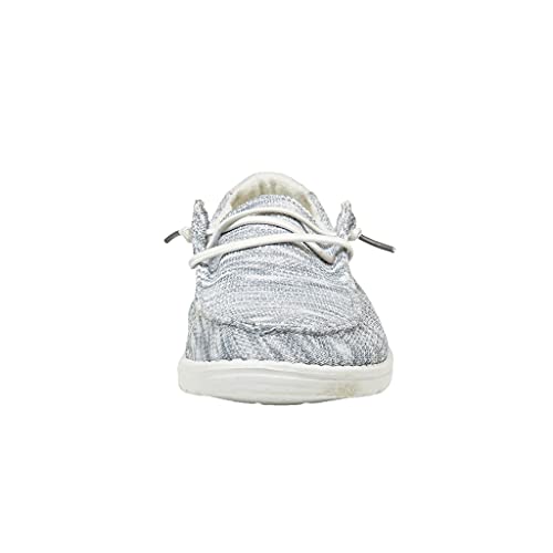 Image of HEYDUDE Women's Wendy Chambray | Women's Shoes | Women's Lace Up Loafers | Comfortable & Light-Weight