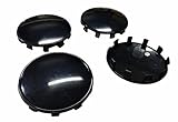 In ABS 4 Tappi Coprimozzo 60 mm Compatibili per Cerchi in Lega Alfa Romeo Brera Giulietta 159
