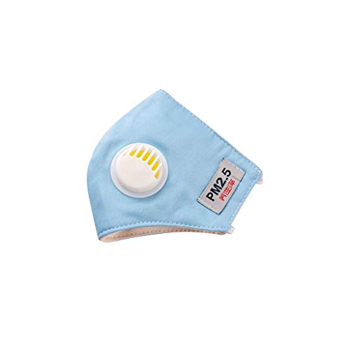 LMRYJQ Washable Reusable Cloth Shield Veil for Unisex Children's Breathing Anti Fog Valve