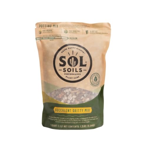 Sol Soils Succulent Gritty Mix - Fast Draining Peat Moss