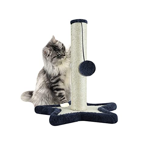 Proporciona diversión y comodidad a tu gato con la columna rascadora de 33 cm de altura: Un accesorio perfecto para gatos de interior