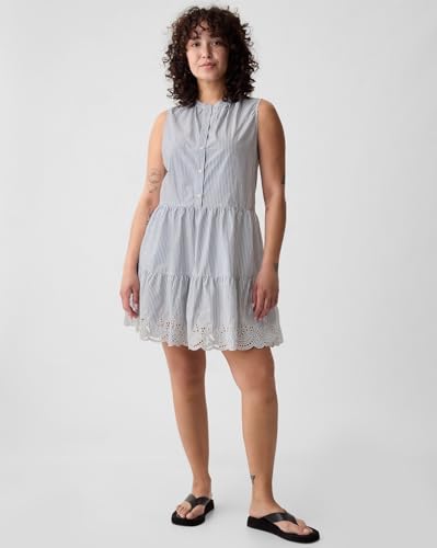 Image of GAP Women Realxed Fit Above The Knee Sleeveless Casual Dress