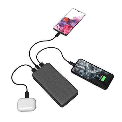 Mophie Powerstation Xxl Power Bank - 20,000 Mah Large Internal Battery, (2) Usb-A Ports And (1) 18W Usb-C Pd Fast Charging Input/Output Port, Travel-Friendly, Includes Usb-A To Usb-C Power Cord #TOP4