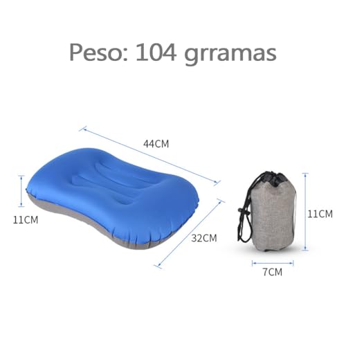 Travesseiro Inflável portátil Para Camping Viagem trekking Ultra Leve Compacto almofada