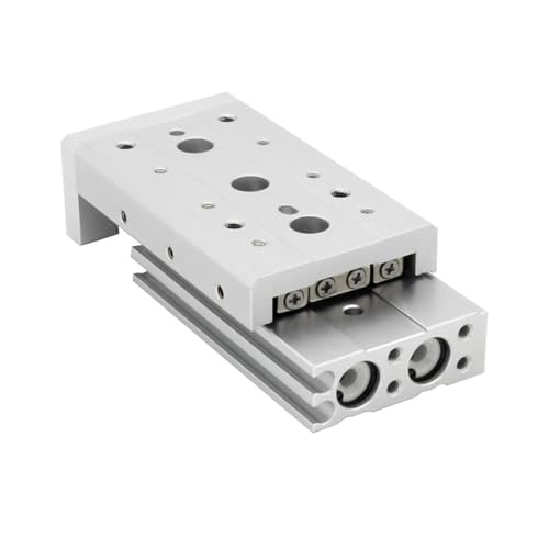 Vérin pneumatique MXS8 résolvant les défauts d'alignement de table guidée