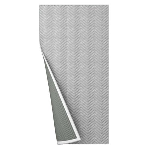 GBPLDMAQ Cortina de Puerta Aislante Térmica Que Mantienen el Aire Fuera, Cortinas Térmica para Puertas a Prueba de Viento, Cortinas de Invierno para Puertas(Gray,60x180cm/24x71in)