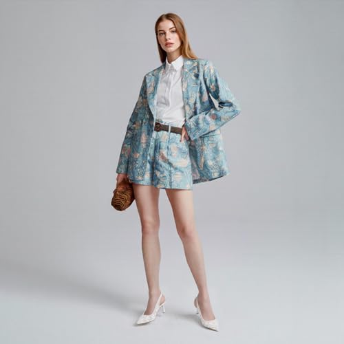 JORISTIMO Womens Slingback Kitten Heels Mesh with Beads and Sequins Embroidered Closed Pointed Toe Slip On Pumps2