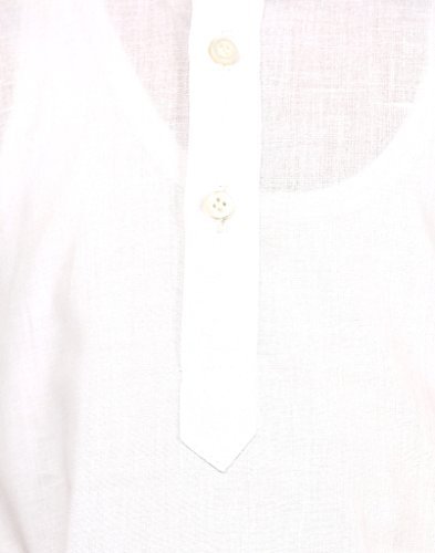 Pijama Kurta blanco para niños conjunto de ropa tradicional de algodón cómodo 3