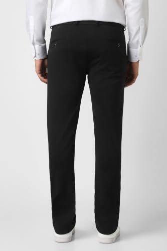 Image of Peter England Men's Premium Formal Stretchable Knit Super Slim Fit Trouser | Comfort Lycra | 360-Degree Stretch