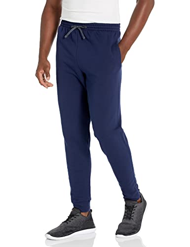 Jerzees Men's NuBlend Fleece Joggers & Sweatpants, Joggers-Navy, Large