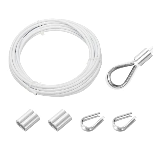 MECCANIXITY 16tB[g C[[v 304XeXX`[P[u 4mm rj[R[eBO A~X[u2Ǝwʂ 肷 fbL ݂艺 p zCg 5m