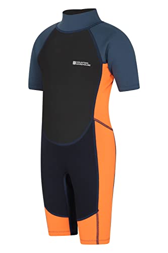 Mountain Warehouse Junior Shorty Wetsuit-2.5Mm, Neoprene Kids Wetsuit Bright Orange 7-8 Years #TOP1