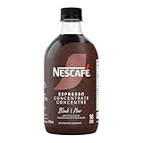 NESCAFE Espresso Black, Coffee Concentrate, Add to Ice & Cold Water for Americanos or Milk for Lattes, Can Also Be Used Hot, Rich Smooth & Bold Flavour, Recyclable, Contains Caffeine, 0.5 L