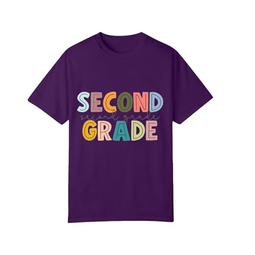 Back to School Girls Second Grade Shirt Boys First Day of School Clothes Kids Short Sleeve Lightweight Tees Tops3