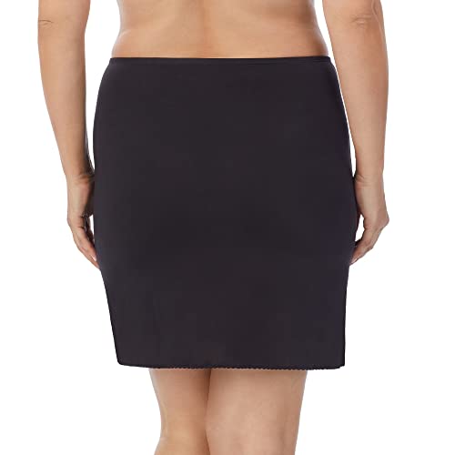 Jones New York Womens Silky Touch "19 Anti-Cling Above Knee Half Slip, Black, 1X Plus #TOP2