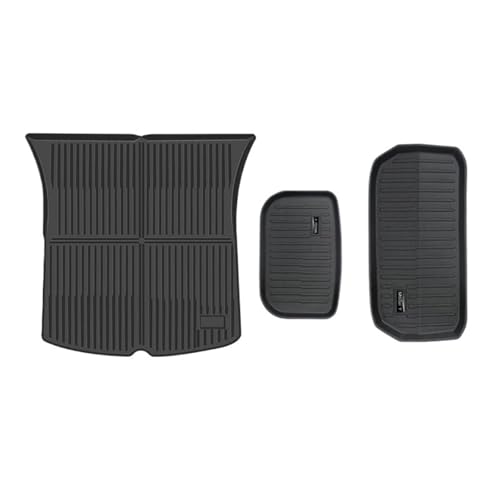 Tapis de coffre Tesla Model Y luxe double couche en TPE
