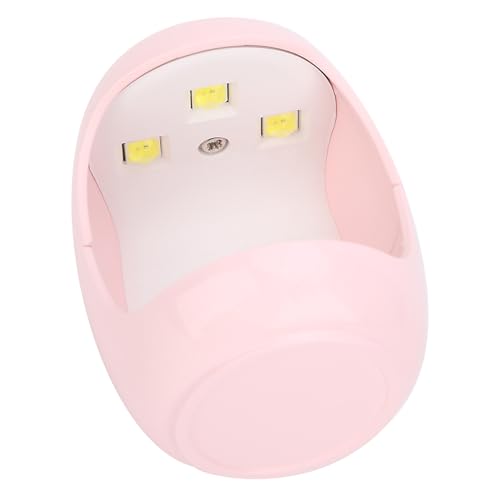 BTSEURY Mini LED Nail Lamp,USB Rechargeable Nail Dryer Portable Single Finger Portable Nail Art Gel Polish Dryer LED Fast Curing Lamp for Salon Home Outdoor ()