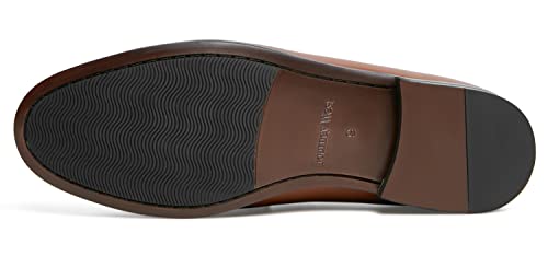 Journey West Mens Penny Loafers with Genuine Leather Business Dress Slip on Loafer Shoes for Men Tan US 134