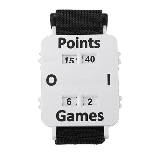 UPALDHOU Score Keeper,Wristband Stroke Counter Score Keeper for Outdoor Sports Games (White)