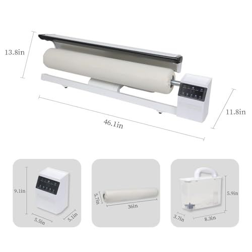 Rotary Roller Iron Steam Press Hotel Linen Ironing Machine with Continuous Steam for Commercial and Home Use. Designed for Bed Sheet,Pillowslip,Napkin, And Almost Any Flat, Appropriately Sized Textile