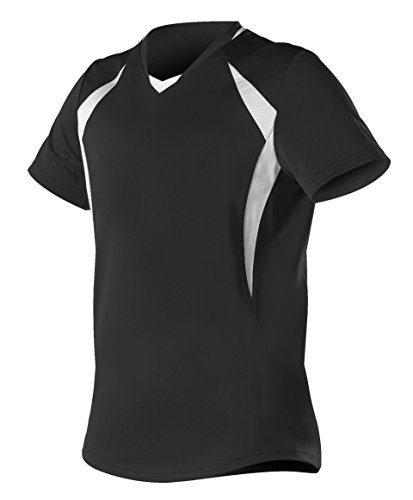 Alleson Athletic Camiseta feminina de malha trançada Fastpitch/Softball
