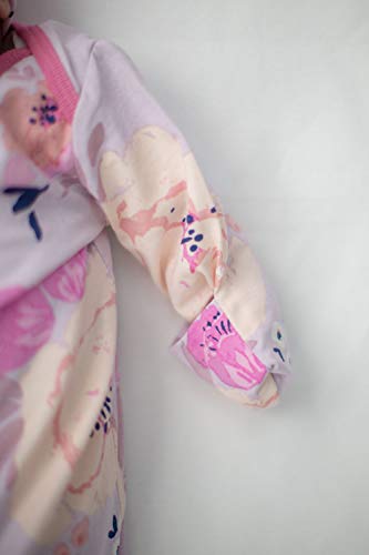 Baby Be Mine Newborn Gown and Hat Set Layette Romper Coming Home Outfit (Newborn, Anais)