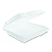 Genpak 20010V Hinged Carryout Containers, Foam, White, Vented, 9 1/4W x 9 1/4D x 3H (Case of 200)