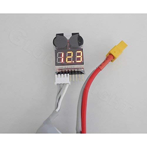 efaso Lipo Saver mit Spannungsanzeige und Alarm (1-8S)