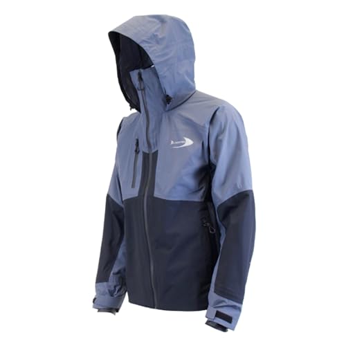 Aspire Waterproof Fishing Jacket – Breathable, Windproof Shell for Ice Fishing & Harsh Weather (Charcoal/Black)3