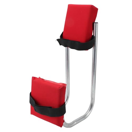 Tixiyu Genouillère pour jardinage, protection des genoux et de la cheville avec coussinet en EVA pour le jardinage, le travail de jardinage, protection du genou (rouge)